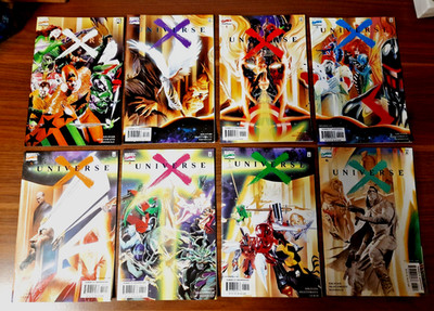 8 x Universe X  - Marvel Comics- Englisch - 2001 - Nr. X, 0, 1 , 2, 3, 4, 5, 6 -