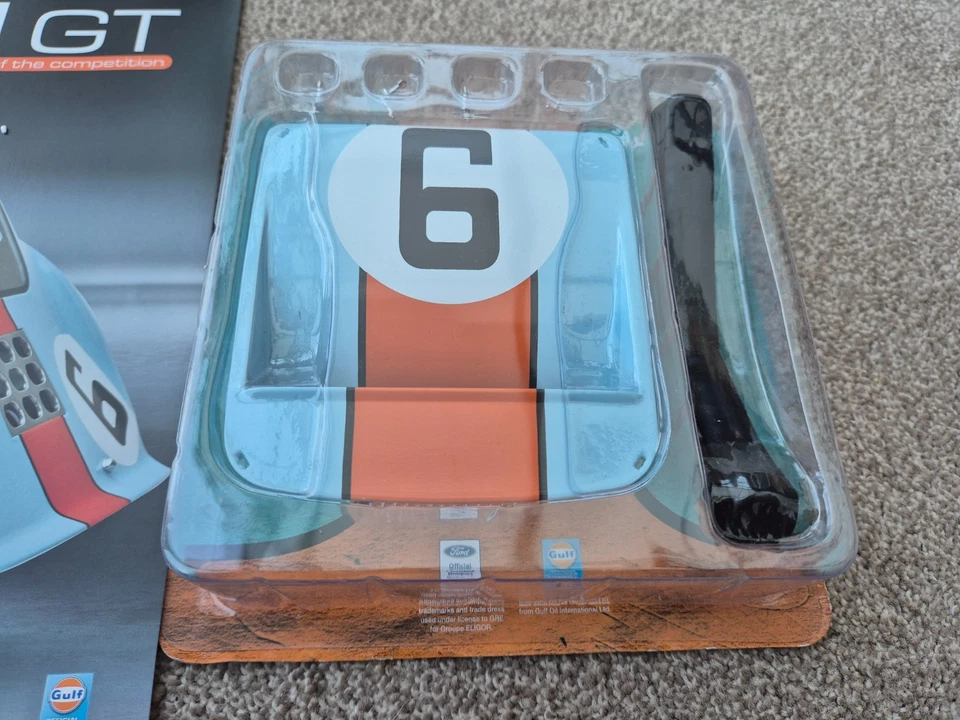 1/8 Scala DeAgostini Costruisci La Tua Ford GT40 Auto Numero 4 + Rivista - Immagine 3 di 3