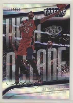 2018-19 Panini Threads High Octane Premium 168/199 Anthony Davis #1 2ct