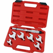 7PC TORQUE WRENCH SPANNER HEAD SET 17 | 22 | 24 | 26 | 27 | 29mm
