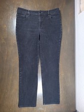 Chicos Platinum Womens Jeans Size 1 Short Black Classic