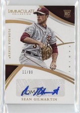 2015 Panini Immaculate Collegiate Rookie 11/99 Sean Gilmartin #288 Auto 4g8