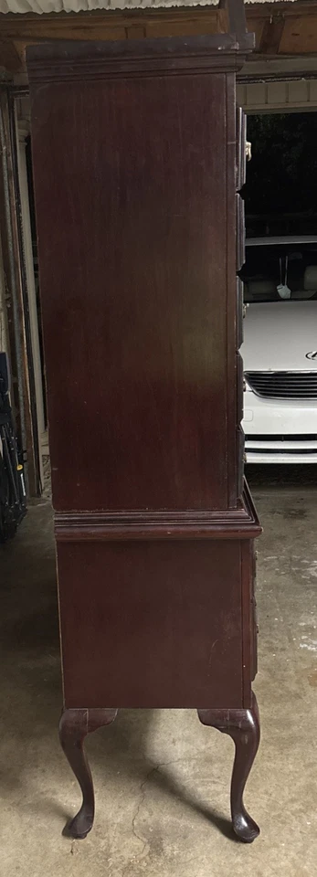 2 Piece Mahogany Highboy - Image 3 of 4