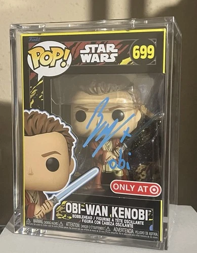 OBIWAN KENOBI FUNKO POP 699 AUTOGRAPHED BY EWAN MCGREGOR MAS CERT