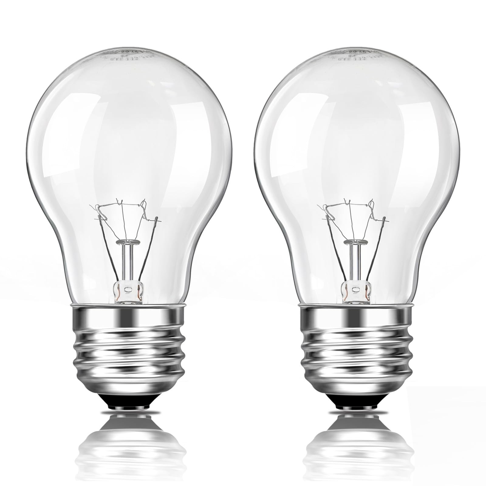 Oven Light Bulb Replacement, High Temp 300 &deg;C Small, Warm White-2 Pack 