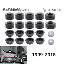 Black for Ford F250 F350 Super Duty 2WD/4WD Body Mount Bushing Kit 1999-2018