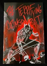 The Terrifying Crimson Bat #1 Virgin Vatiant Signed & Remarked Title Aaron Rizo 