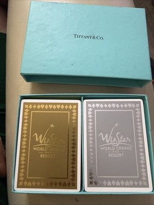 Tiffany & Co. branded playing cards featuring the WinStar World Casino