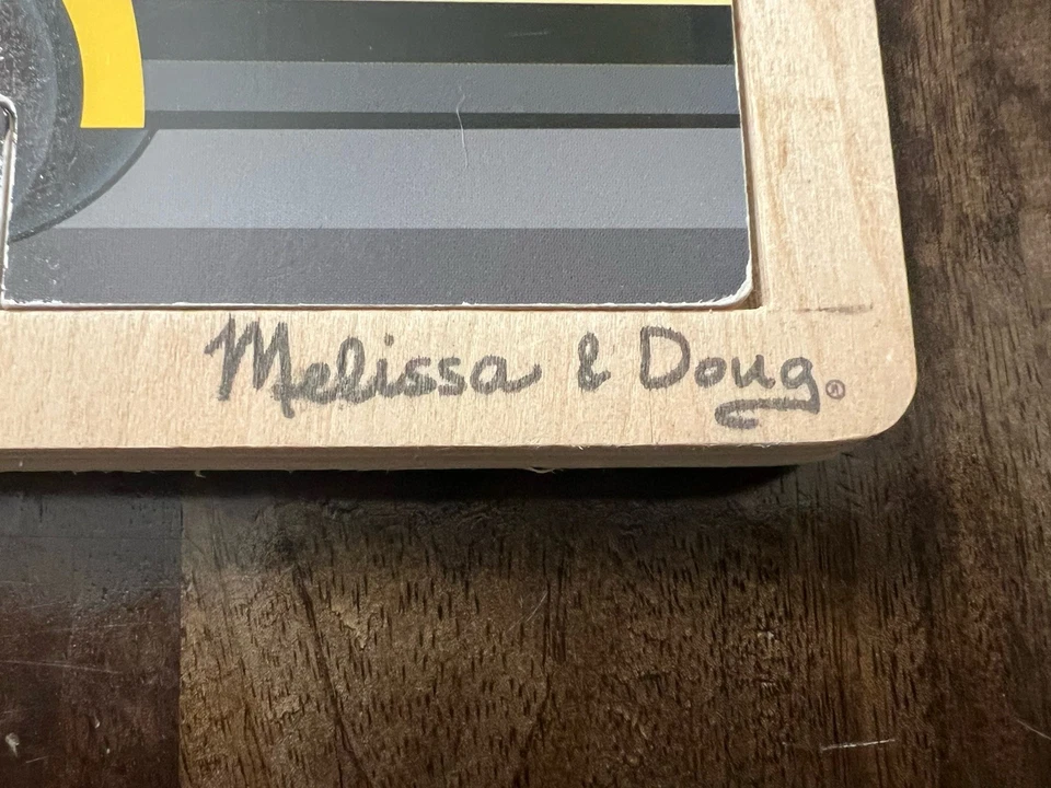 12 шт. детская деревянная головоломка, Melissa & Doug, в рамке 11/2 дюйма × 9 дюймов - Изображение 2 из 3