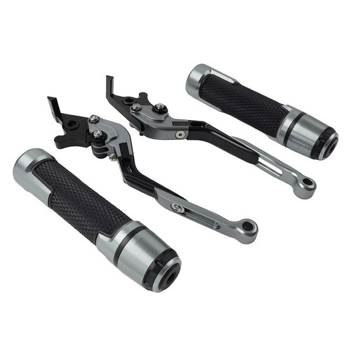 For Honda CB1100 CB1300 Folding Extendable Brake Clutch Lever Handlebar Grip Kit - Picture 7 of 10