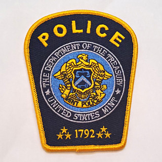 United States Mint Police Patch Department of the Treasury