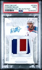 2020-21 Exquisite Collection The Cup Rookie Patch Auto /79 K'Andre Miller PSA 9