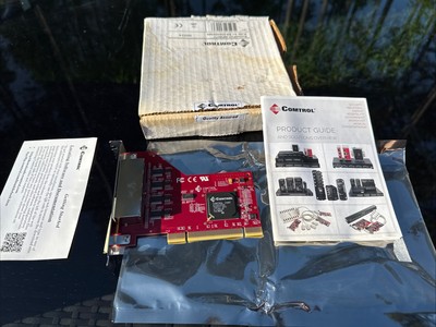 Comtrol RocketPort 4J 4-Port Serial Adapter Card RJ45 5002635G E185802 ...