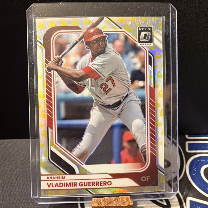 2026 Donruss Optic Baseball- Vladimir Guerrero Flex Emoji Prizm /149 (SP) #44
