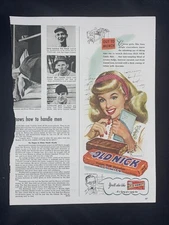 Magazine Ad* - 1948 - Schutter Candy Co. - "OLD NICK"