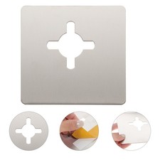  2 Pcs Door Knob Plates for Interior Doors Hole Filler Lock Reinforcing