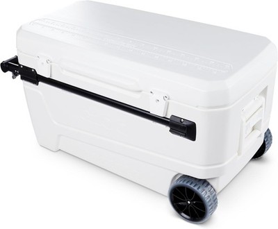 Maxcold Glide 110Qt Wheeled Cooler | Insulated Hard Shell Ice Chest