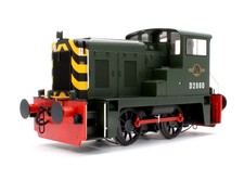 Heljan 2871 Class 02 BR Green D2860 (Wasp Stripes) Diesel Locomotive
