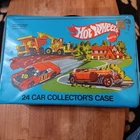 Vintage Hot Wheels 24 Car Case with Most Vintage Cars From 1970s and 1980s