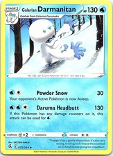 Galarian Darmanitan Fusion Strike 072/264 Uncommon Pokemon NM Pokemon Card