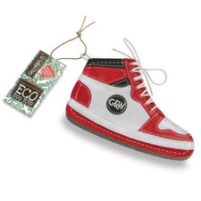 Eco Dog Toy Green & Wilds Gordon Hi-Top Shoe 100% Natural Jute Tough Puppy Play