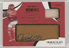 2020 Immaculate Debut Moments Relics Tan Leather 82/99 Deivy Grullon Auto 1q7