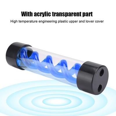 (Blau)Behälter Für Wasserkühlung G1/4 Mit Gewinde T-Virus-Zylinderkühltank
