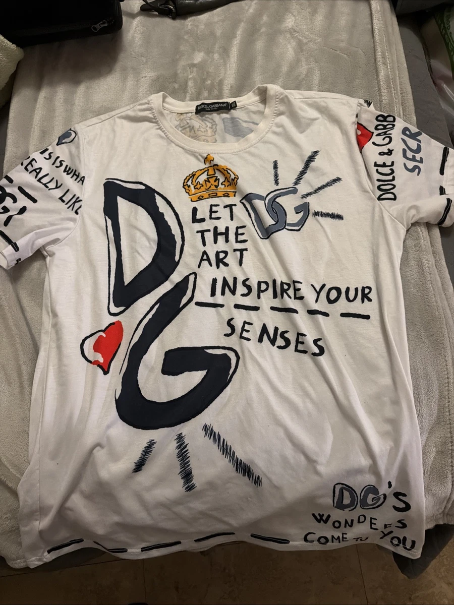 Dolce & Gabbana グラフィックTシャツ 44 Dolce&Gabbana Regular Size T-Shirts for Men for sale | eBay