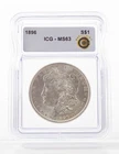 1896 Morgan Silver Dollar $1  ICG MS63