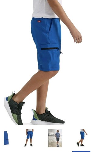 Wrangler Boy's Tech Cargo Shorts with Screen Cleaner Size Small 6/7 - Picture 4 of 6