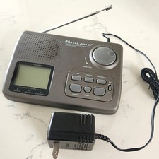 Midland S.A.M.E. Weather Hazard Alert Radio FM Band 74-210 TESTED and WORKS