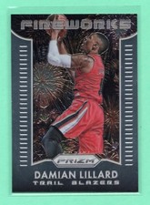 2015-16 Panini Prizm Damian Lillard #18 Fireworks