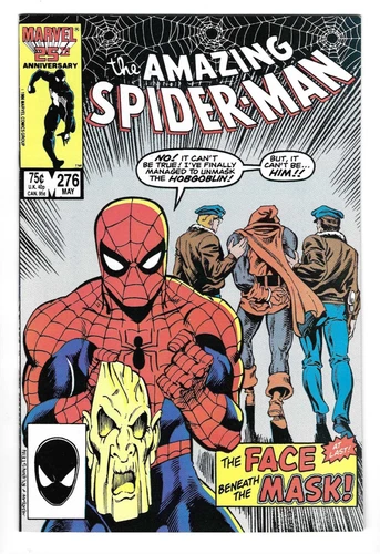 Amazing Spider-Man #276 VF+ Hobgoblin Unmasked Death of Human Fly Marvel 1986