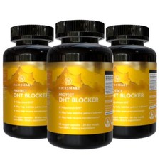 HairSmart DHT Blocker for Men and Women Gluten-Free Formula Saw Palmetto Stin...