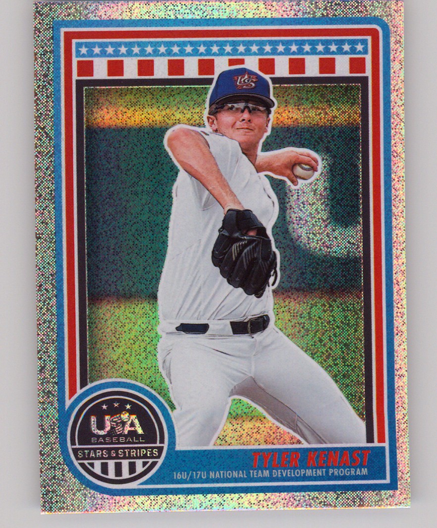 2025 Panini Stars & Stripes USA Baseball #104 Tyler Kenast Speckle