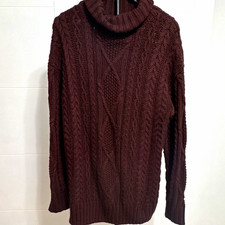 FOREVER 21 Women turtleneck mini sweater dress, Size S
