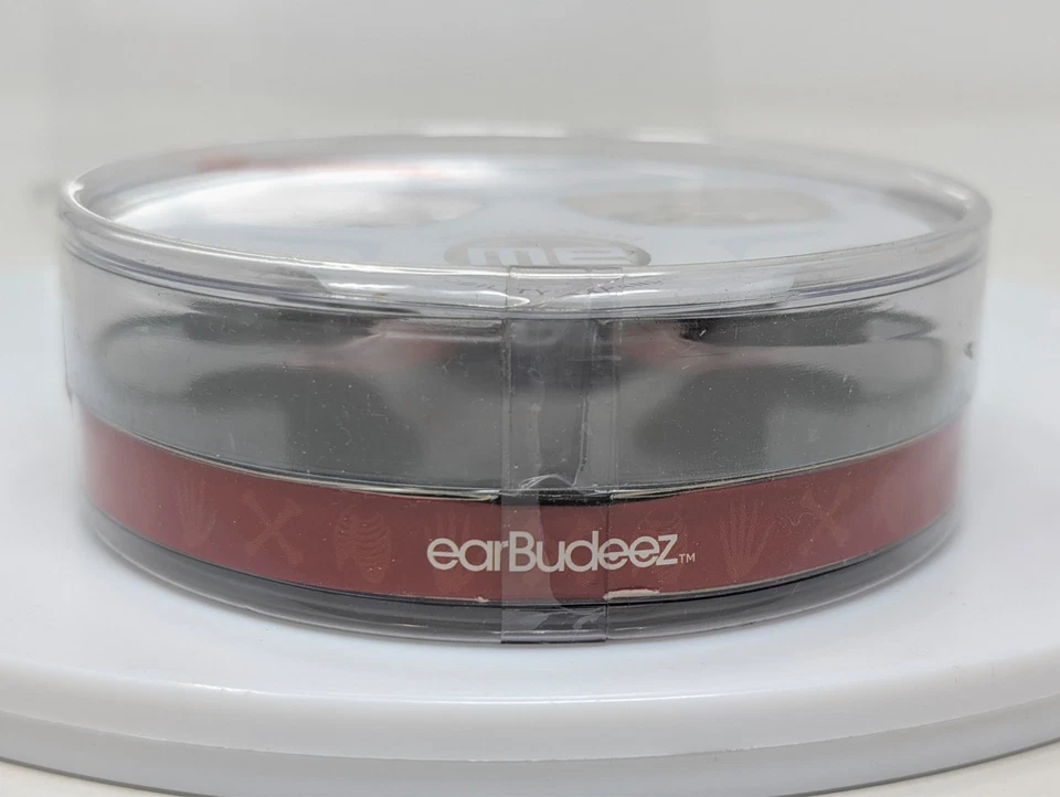 Audiovox JHB506 EarBudeez Emo Y2K Earbuds Black Wired NEW SEALED - Image 3 of 4