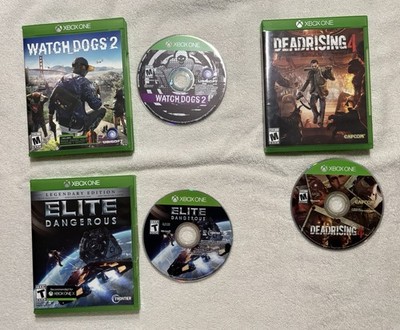 Xbox One Games Bundle - Watch Dogs 2, Dead Rising 4, Elite Dangerous   Tested