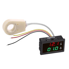 Volt Amp Meter Dc 5-100v 100a Dual Display Current Voltage Meter Digital Mini