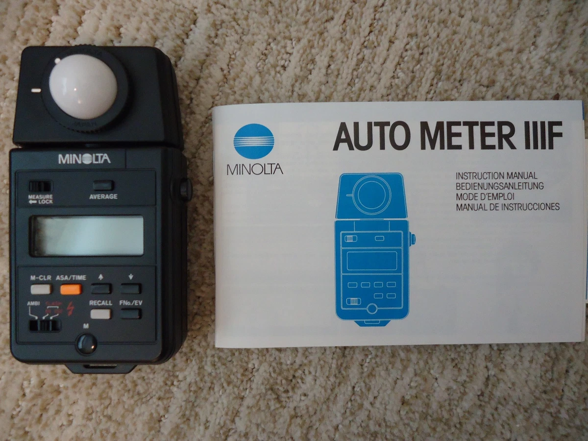 Minolta Auto Meter Flash Photography Light Meters for sale | eBay