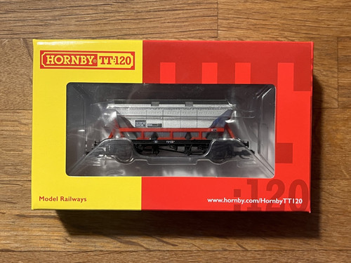 Hornby TT:120 TT6013B BR Railfreight HAA MGR Wagon 351136 | Condition: Used