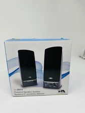 CYBER ACOUSTICS CA-2014 MULTIMEDIA DESKTOP COMPUTER SPEAKERS ULB3-15