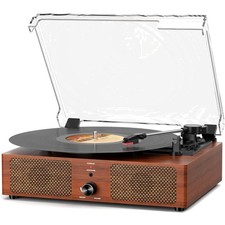 Vintage Bluetooth Record Player Speakers