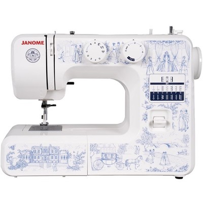 Janome Toile Romance Mechanical Sewing Machine, 15 Built-In Stitches, Adjustable