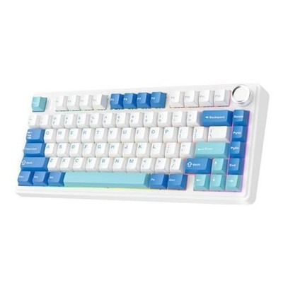x Aula F75 Ultra Wireless Gaming Keyboard with Knob, 10000mAh, Hot Reaper Blue