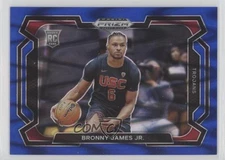 2024-25 Prizm Draft Picks Blue Seismic Variations Bronny James Jr Rookie RC 1u6