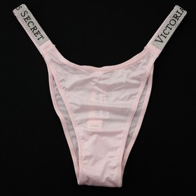 4 Victoria's Secret Very Sexy Satin Logo Shine Strap Brazilian Panty LOT S M XL