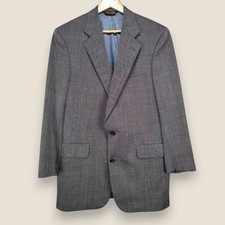 Brooks Brothers Makers Brooksease Suit Jacket Men 40R Gray Wool 2 Btn USA Made