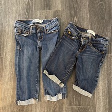 Abercrombie Kids Jean Shorts Size 12 2 pairs