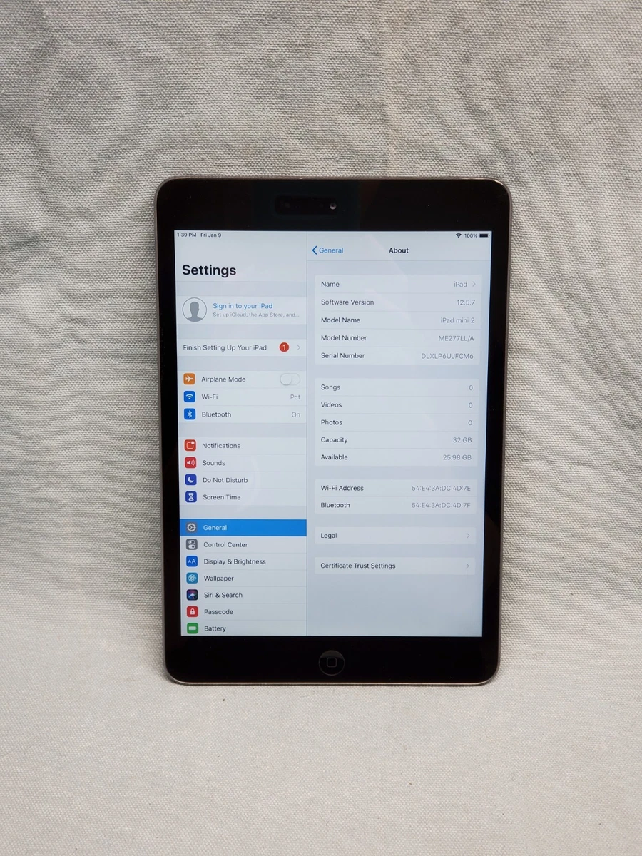 iPad mini 2 32GB 7.9